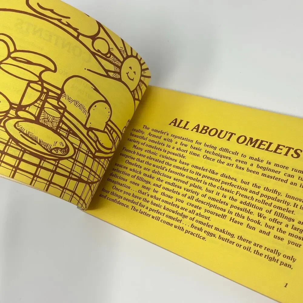 Crepes & Omelets Illustrated Cookbook Bob Coleen Simmons 1976 PB 2 in 1 Recipes